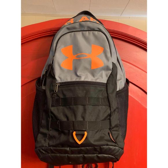 Under Armour Hustle 5.0 Backpack Unisex UA Storm Technology Laptop Sleeve EUC